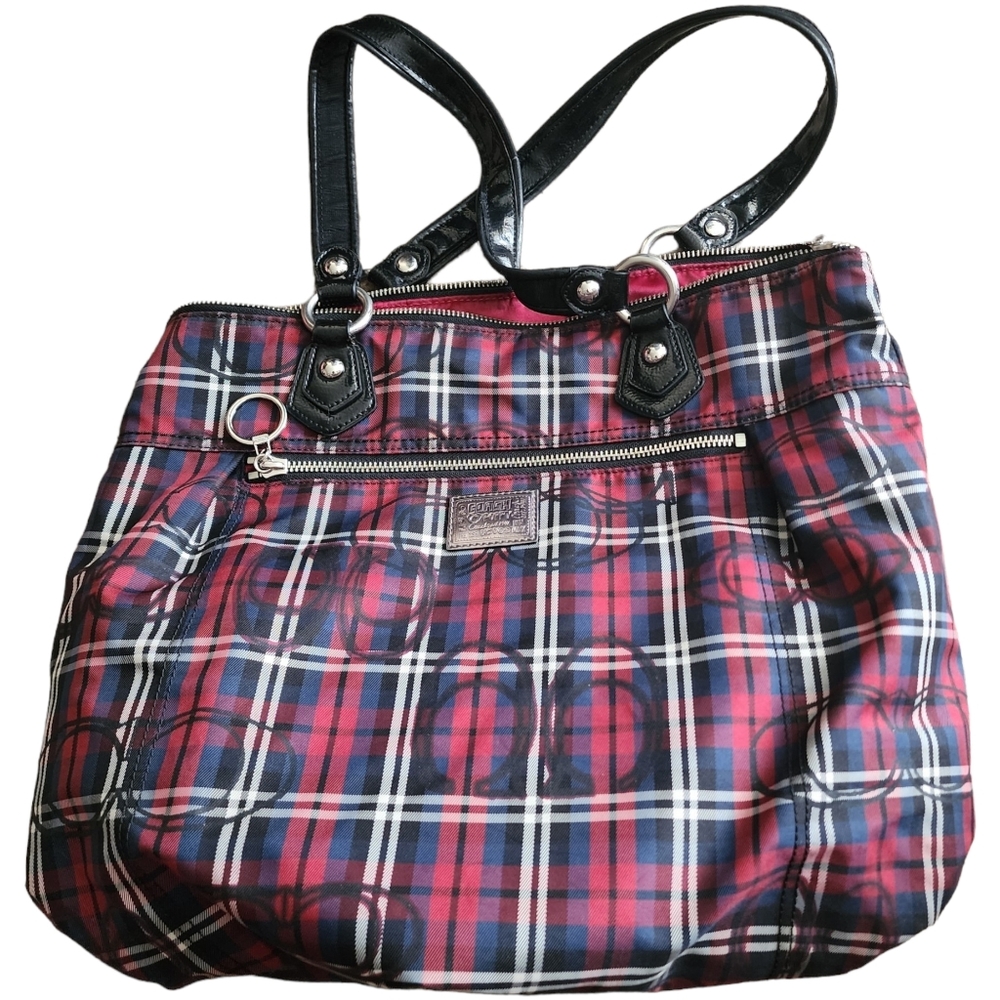 COACH Poppy Signature Bag Large!